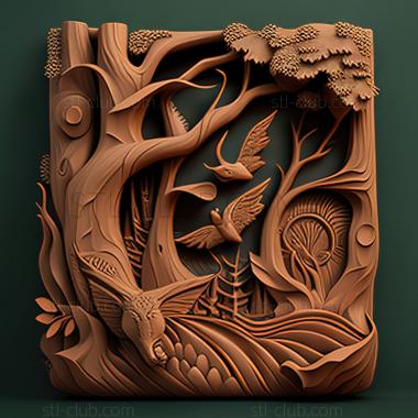 3D модель Игра Лесная песня (STL)